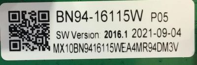 KIT DE TARJETAS PARA SMART TV SAMSUNG 4K / MAIN  BN94-16115W / BN41-02751B / BN9416115W / 16115W / BN94-17445E / FUENTE BN44-01053A / L43S6_TDY / BN4401053A / PANEL CY-BT043HGAR1V / MODELO UN43TU7000FXZA AG15 - Imagen 4